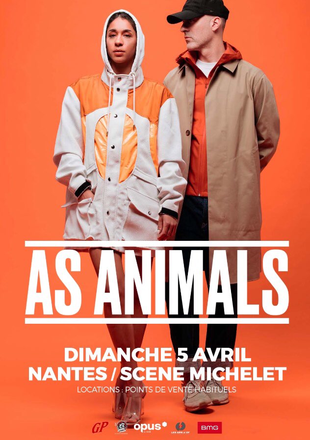 AsAnimals's tweet image. On passe par NANTES !! Le 05 Avril!! Be ready pour le NEMESISTOUR ! On a hâte! 
Toutes les infos sur insta et facebook.