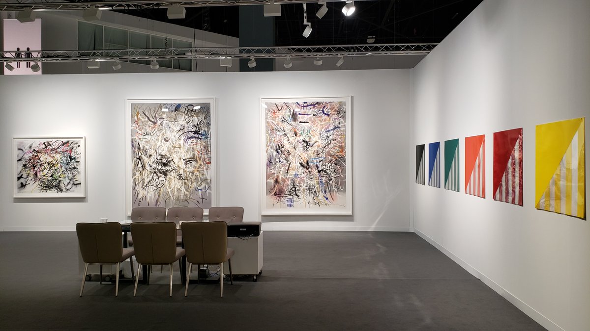 #ArtBaselMiamiBeach2019 
#geminigel Booth B8 
#juliemehretu
#danielburen