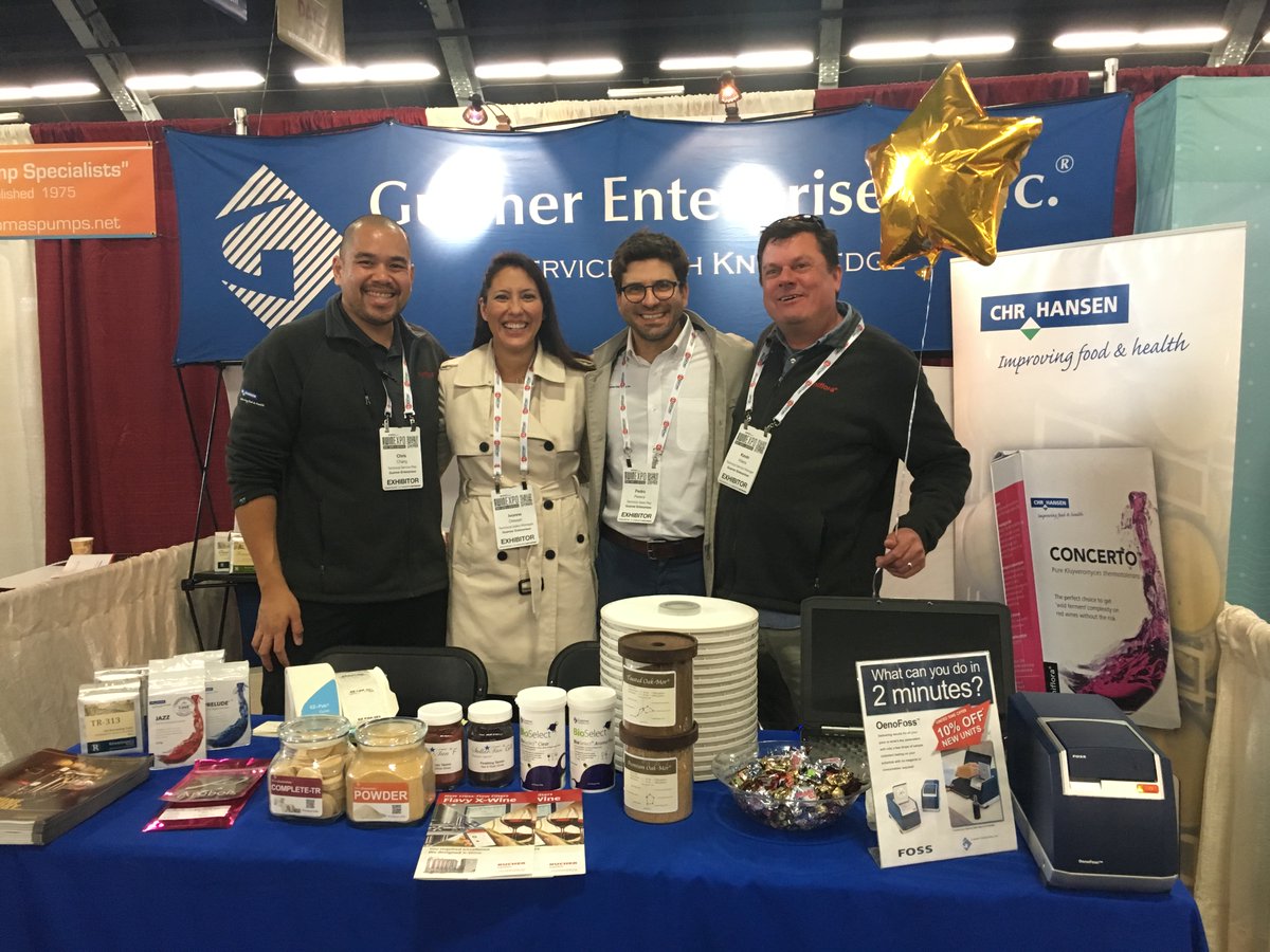 gusmerwine's tweet photo. Excited to be @WINexpo today in Sonoma! Stop by our booth 229 to say hello and see all our latest products. Ask us about how you can receive 10% off a new OenoFoss unit! #WineIndustry #ExpoDeals #WINexpo https://t.co/SDj49gRlzQ