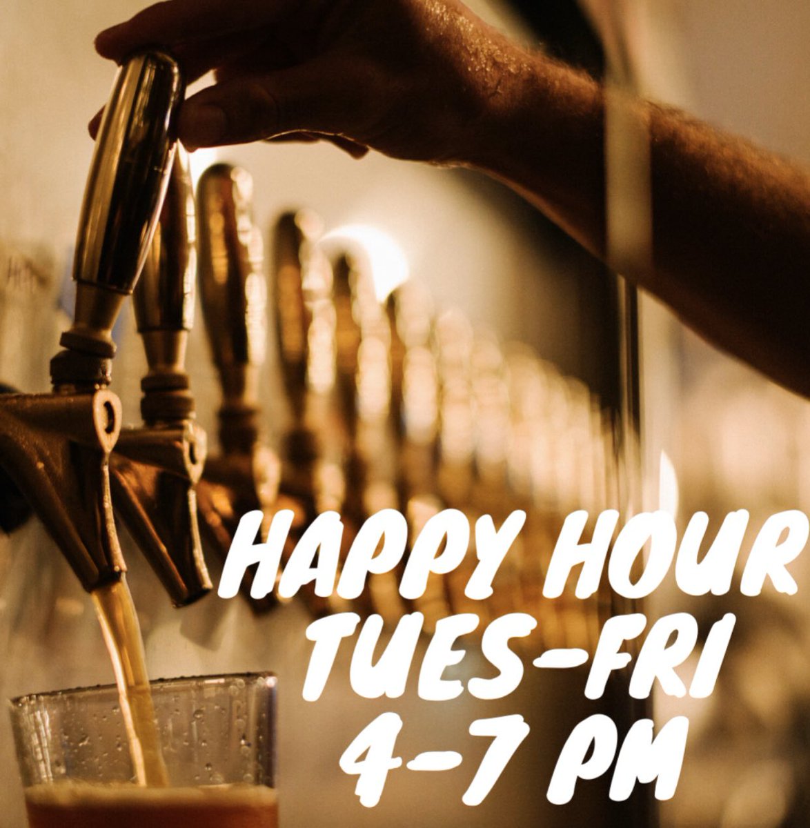 Treat yourself to an after-work beer today during our happy hour! All beers are either $4 or $5!! Enjoy delicious food specials from @southparkkitchen throughout the day as well!