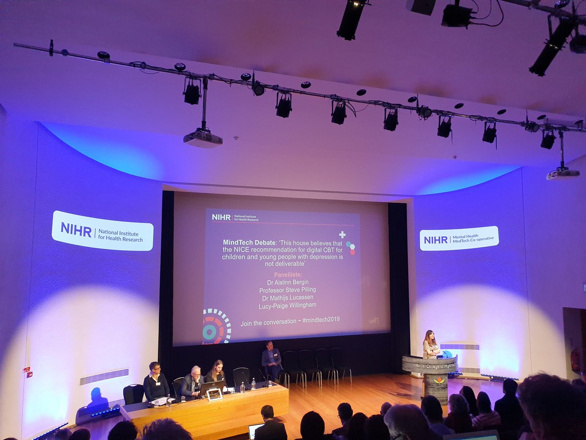 GM_DigitalRU's tweet photo. It's been a fab day hearing about all the exciting work happening around digital mental health! #MindTech2019 https://t.co/XCnRFVjzTq