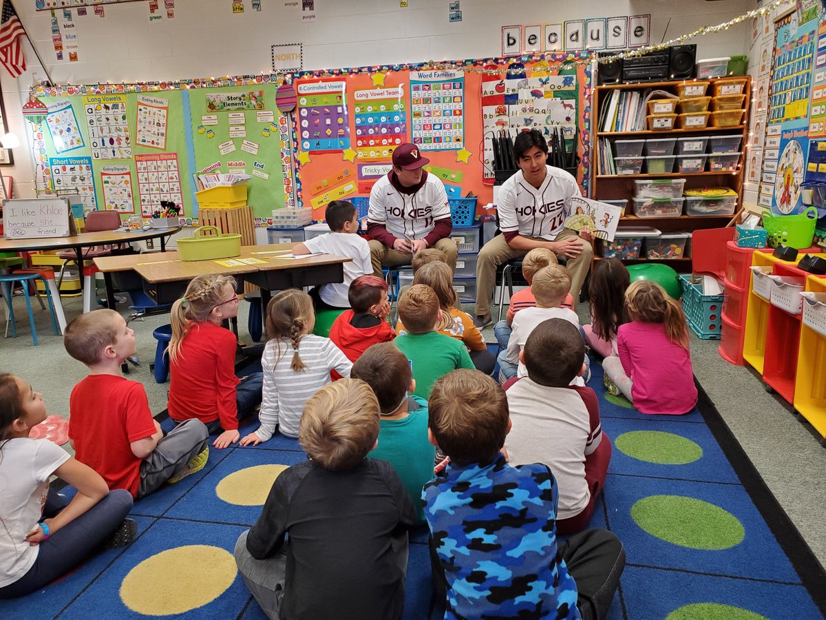 Thanks <a href="/HokiesBaseball/">Virginia Tech Baseball</a> for coming to share stories with us today!
