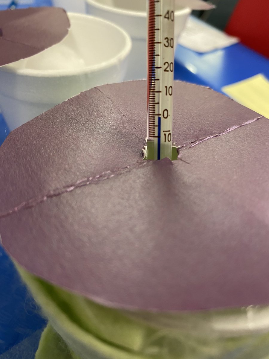 mistersinc's tweet image. 🧊 🧊 🧊 Today we were experimenting to find out the best materials to insulate an ice cube and stop it melting. We were recording the temperature throughout the day and some cubes were still intact 4 hours after we started! 🧊 🧊 🧊 @WL_STEM @dedridgeps #deepspacediary