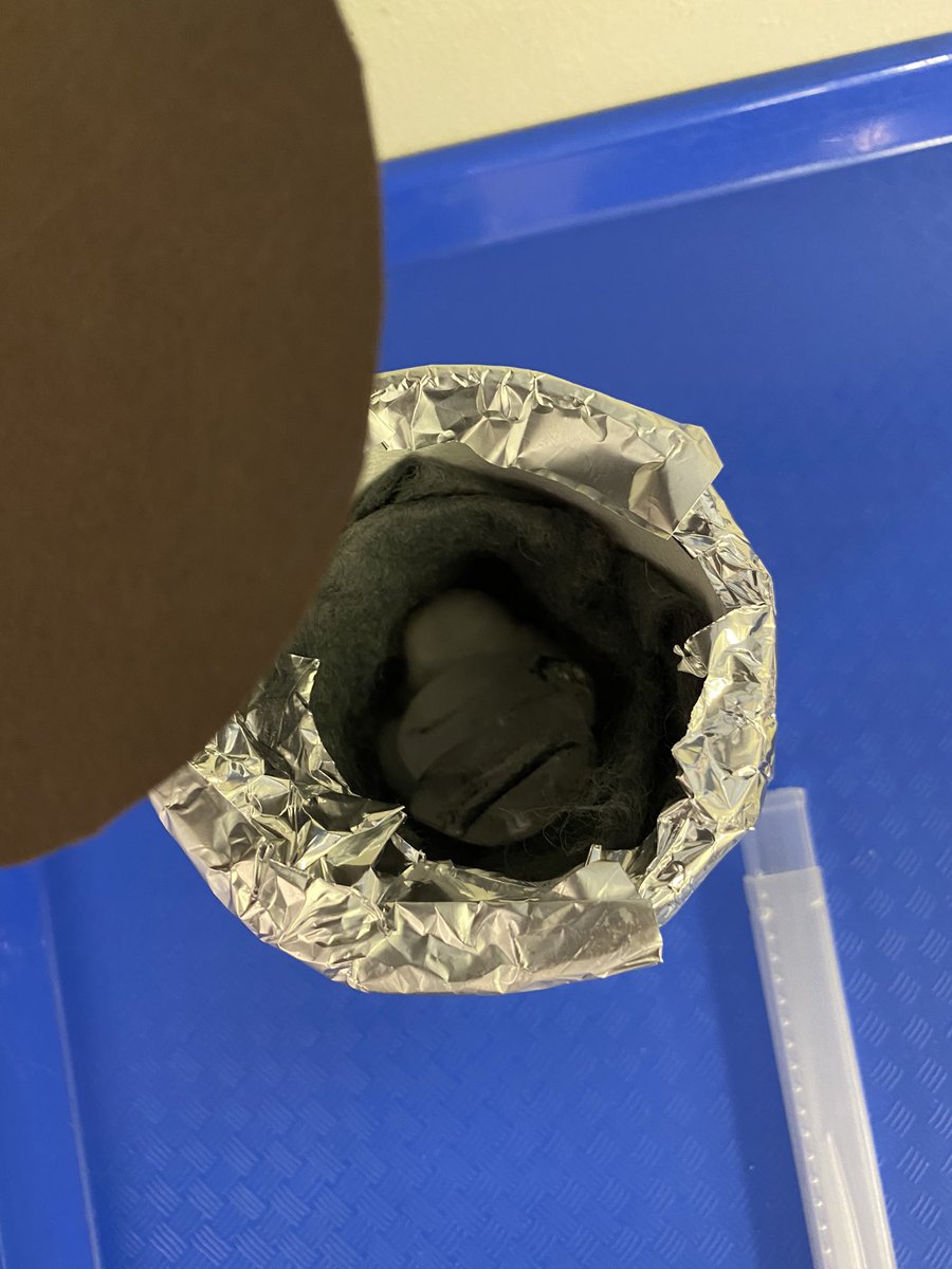mistersinc's tweet image. 🧊 🧊 🧊 Today we were experimenting to find out the best materials to insulate an ice cube and stop it melting. We were recording the temperature throughout the day and some cubes were still intact 4 hours after we started! 🧊 🧊 🧊 @WL_STEM @dedridgeps #deepspacediary