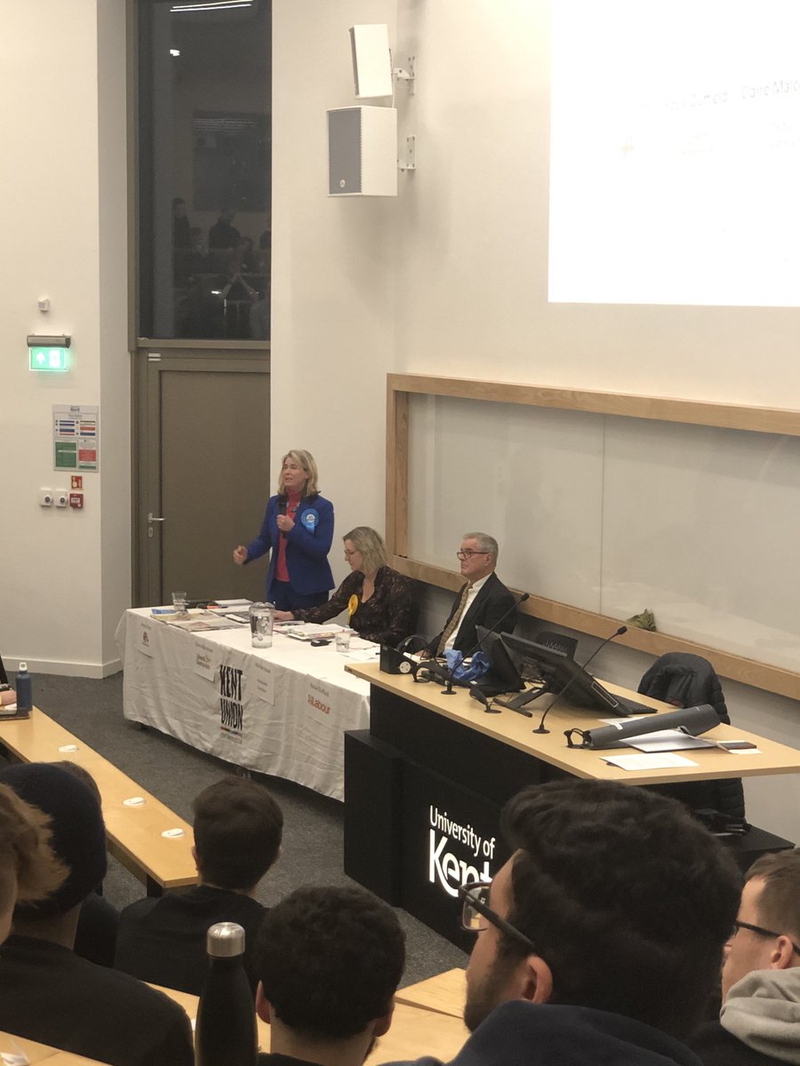 No sign of ⁦<a href="/RosieDuffield1/">Rosie Duffield MP</a>⁩ at the hustings tonight? #BackAnna #GeneralElection2019
