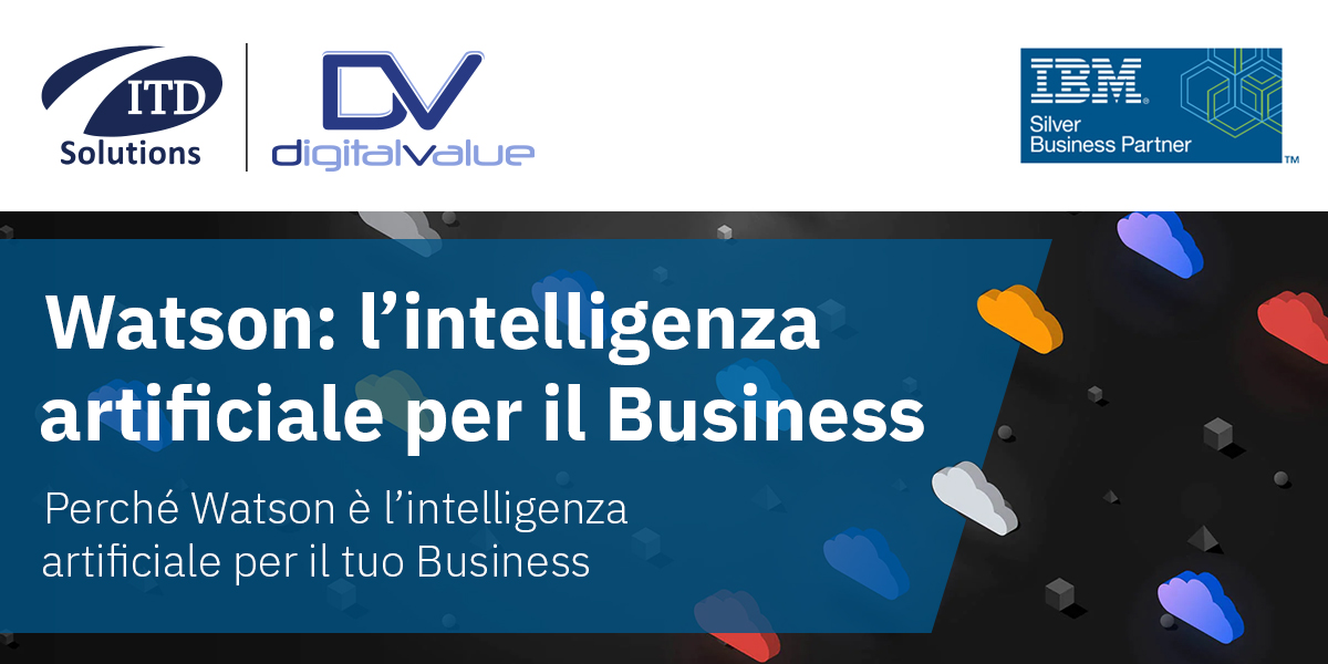 ITDSolutionsSpA's tweet photo. Perchè #IBMWatson è l'intelligenza artificiale per il tuo Business! Impara di più con meno dati, informazioni protette, ridisegna il tuo #Workflow . Scopri di più. CLICCA QUI >>> https://t.co/by2dfbxAoi #ibm #ai #Watsons 
@IBMWatson @IBMItalia https://t.co/jUlfFfDDW0