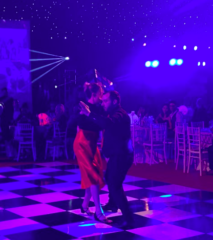 BrightGen's tweet photo. After 6 weeks of lessons #PartnerStrictly took place last night and @Burakiosaurus of #TeamBrightGen came back to the office with two trophies!
With his dance partner Jackie from @getconga they were Runners Up & also won The People's choice award!
Congratulations to both! https://t.co/gy6KdAHj3Q