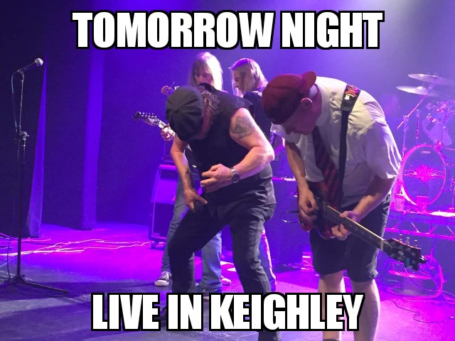 <a href="/highwaytohull/">highway to hull</a> live <a href="/ExchangeArts/">TheExchange Keighley</a> last shout out for tickets and last time to see our marvelous frontman Charlie #keighley #Bradford #halifax #Santa #giftideas #gift