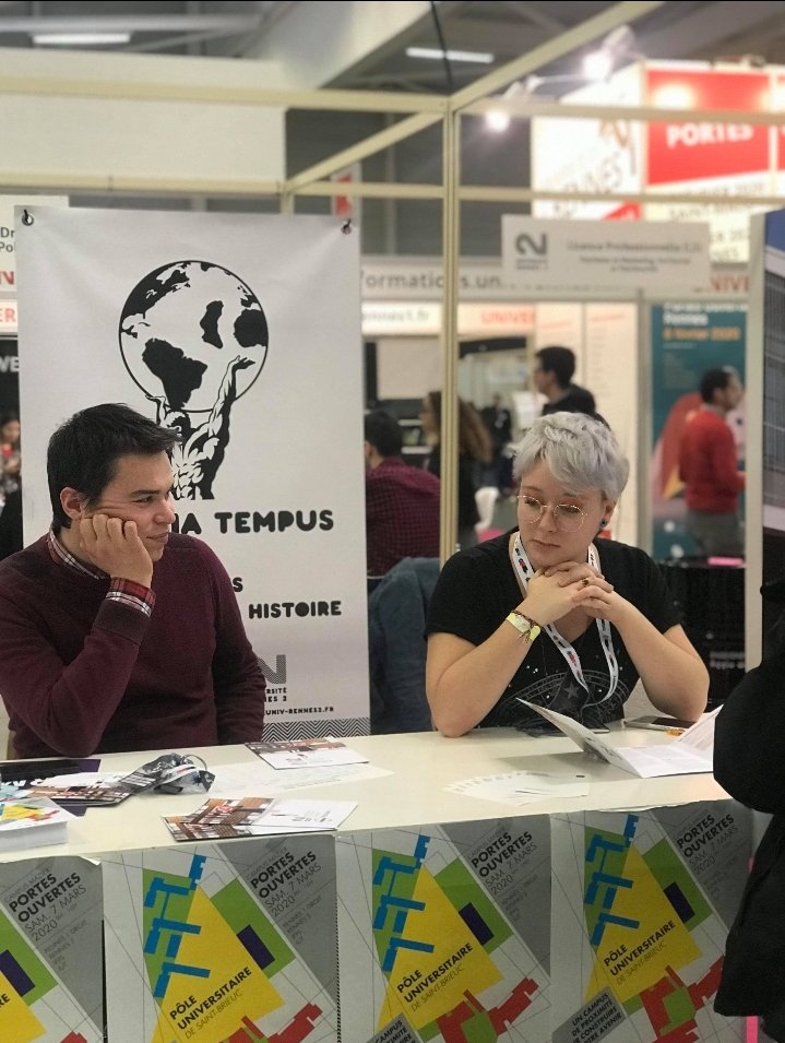 Historia_Tempus's tweet photo. Première journée à sup'armor ! 🎉

Rendez-vous demain pour de nouvelles rencontres historiennes ! 👨‍🎓👩‍🎓 

Nous restons à votre disposition si vous avez des questions ! ✌ https://t.co/S4qOlAjfHX