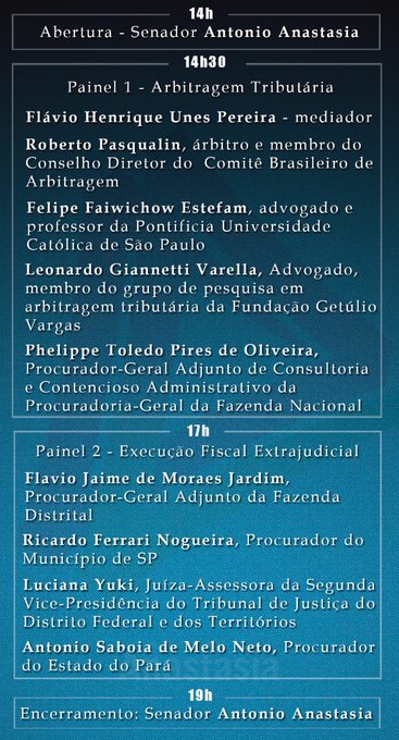 Nessa pr&oacute;xima segunda-feira vamos realizar um Semin&aacute;rio aqui no Senado para debater novas possibilidades