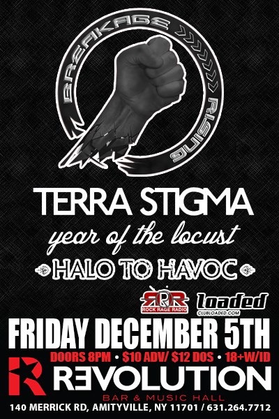 TerraStigma's tweet photo. 5 years ago today we played this rocking show 
@yearofthelocust 

Good to see YOTL still going strong and touring https://t.co/mG7zokZ8Wm