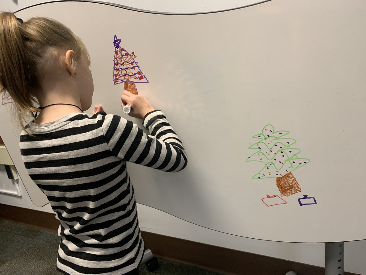 RobinHNY's tweet photo. Draw it, build it with legos, stack it, @KEVAplanks it #ChristmasTreeChallenge with my @OCSRockwell #MakerTime kids https://t.co/DZGEIVy5Tj