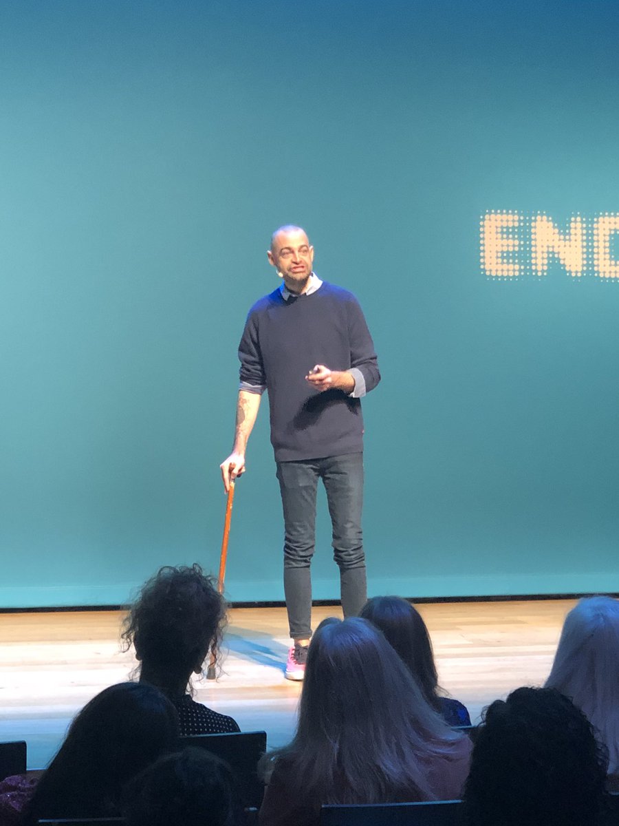 shoshanaberger's tweet image. This man is dying from brain cancer and more alive than anyone I know. Keep telling your story @adamhayden. We are listening. #EndWell19