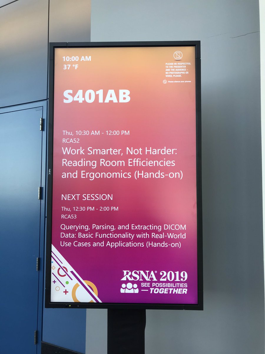 When you tell radiologists they don't have to click so many times they get excited! Gaming mice and keyboards in the reading room. Love it. #RSNA2019 @RSNA @AwanRad @ChrisRothMD Nick Said is a rock star! @DukeRadiology