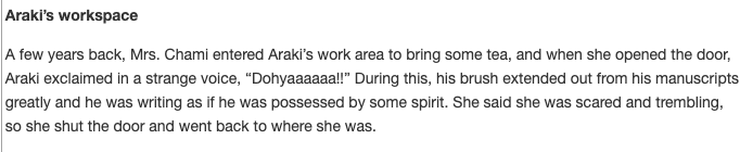 u guys have read about that talk Chami Araki gave about her husband right