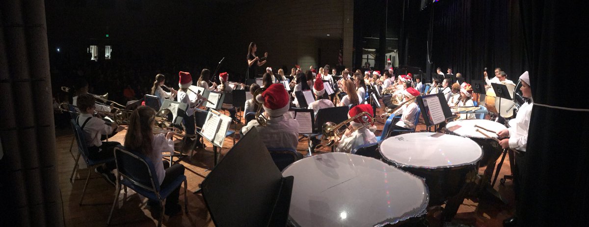 6th Grade Band Winter Concert!!! Everyone sounds great!