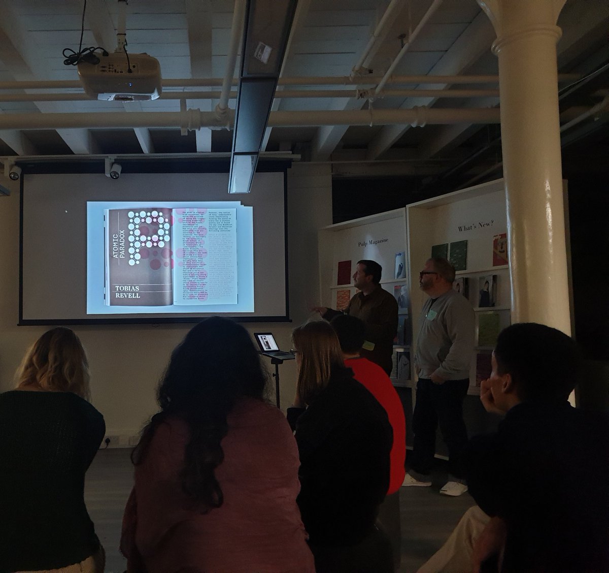 ilona_bxl's tweet photo. Was at my first #TypeThursdayLON tonight @FedrigoniUK where even seats have print sizes, discovered the quirky Teddy Bear Alphabet and could not resist getting the amazing Im-pressed publication. https://t.co/Rk1bAEPbWW