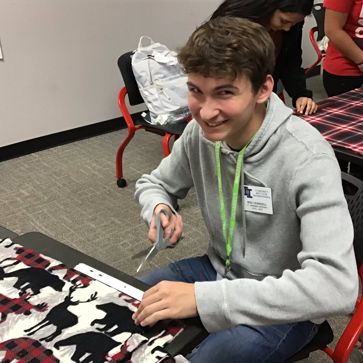 GKeyclub's tweet photo. Thanks to Lt. Governor Max Crandall from @WWSHSTigerPaws for helping us on our service project this afternoon. We enjoyed your company. Thanks for your service and we wish you all the best in the remainder of your term. @keyclub @Kiwanis @GlenbardDist87 @GE_Rams https://t.co/4dl2QwRYXs