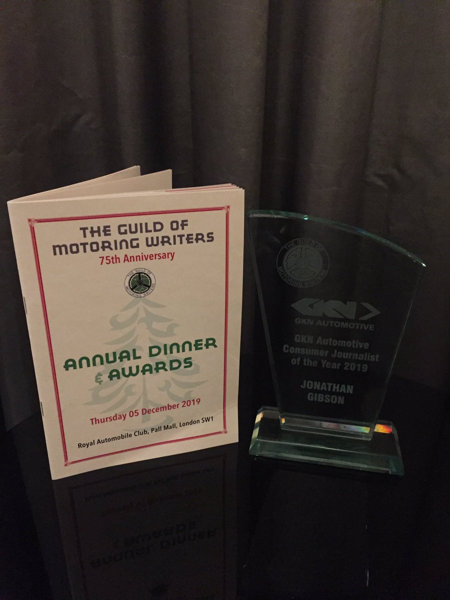Absolutely delighted to be named consumer journalist of the year <a href="/gomw_uk/">The GoMW</a> 75th anniversary annual dinner and awards tonight for my <a href="/BBCOne/">BBC One</a> investigation into car cloning.