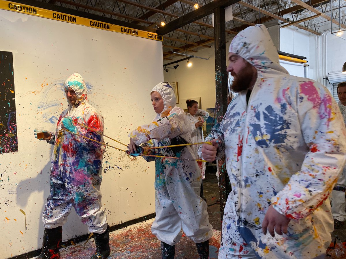 underdogmedia's tweet photo. After Black Friday and Cyber Monday crazies... team bonding is mandatory!! The UDM team takes on the Funk Factory #teambonding #digitaladvertising #technology #funtimes https://t.co/8kLjtrMIlI