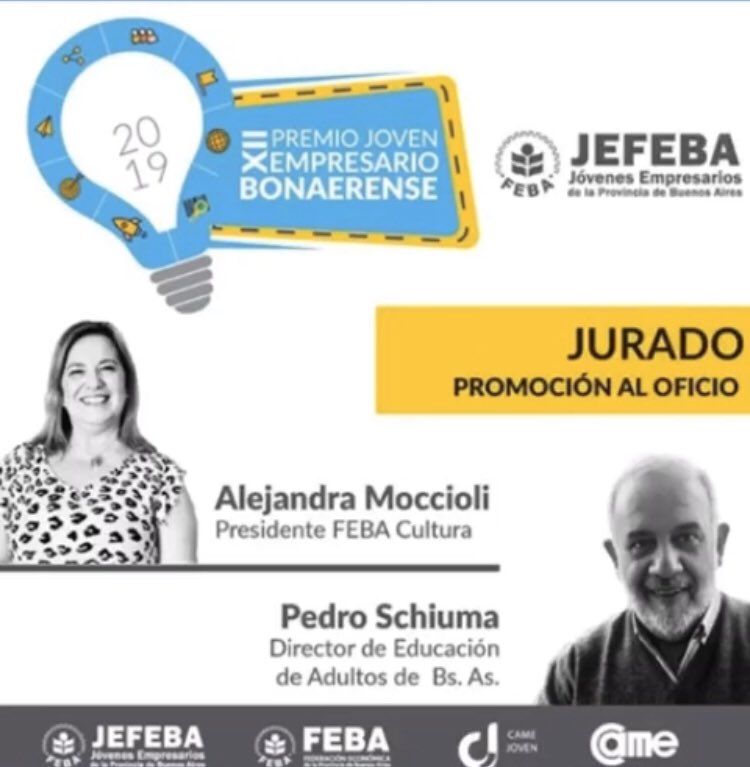 pschiuma's tweet photo. Gracias @JEFEBAOk por invitarme a participar del Premio al Joven Empresario Bonaerense 2019 https://t.co/EOJEJ153ZB