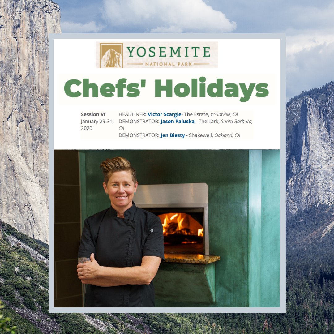 Anyone feel like going to #Yosemite in January?? ⛰️ Come join me for their Chefs' Holidays events! I'll be doing a cooking demonstration at the session on January 29 - 31. Limited space is available to act fast. 😊 Link below for more info!

bit.ly/34QuRoN