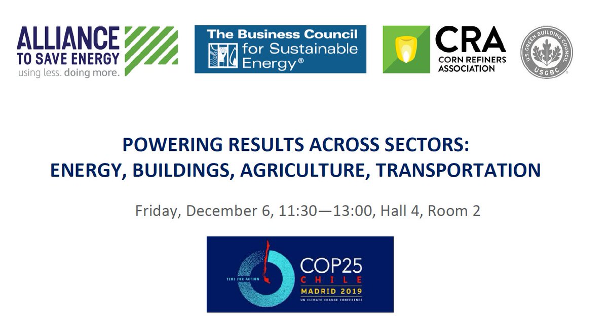 ToSaveEnergy's tweet image. Find out about the #ThreePercentClub &amp;amp; how #energyefficiency can help countries meet their #NDCs at our 12/6 #COP25 event we are hosting with @BCSECleanEnergy. Register to watch the livestream. #TimeForAction  ow.ly/wrWA50xt9Vg