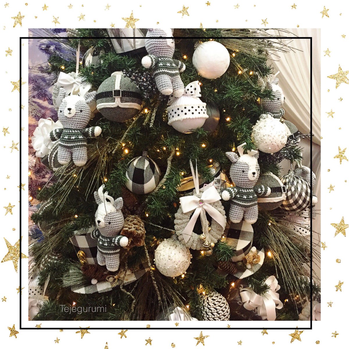 tejegurumi's tweet photo. Tonos plata ✨🎄✨ para decorar tu arbolito! Renitos con abrigos súper #cute 😍🙌🏻 #hechoamano #crochet #reno #navidad #navidad2019 #knit #handmade #love #devoracion #arbolito #tejegurumi https://t.co/OsvbI2323C