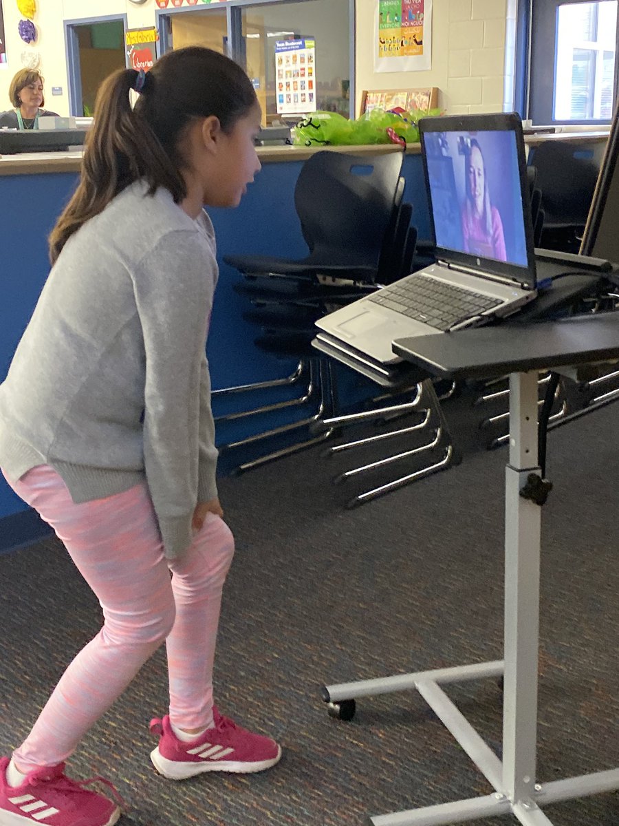 AZepol7's tweet photo. Today was an amazing day! We were able to have a Video chat with @GomezWrites ! She read Ninja Chicks and answered all of the kids questions ❤️ I am so very grateful ❤️ @Fields_Library @NISDFields #NISDLegends #FieldsLegends #bestninjadayEVER https://t.co/fqN3GNCpRe