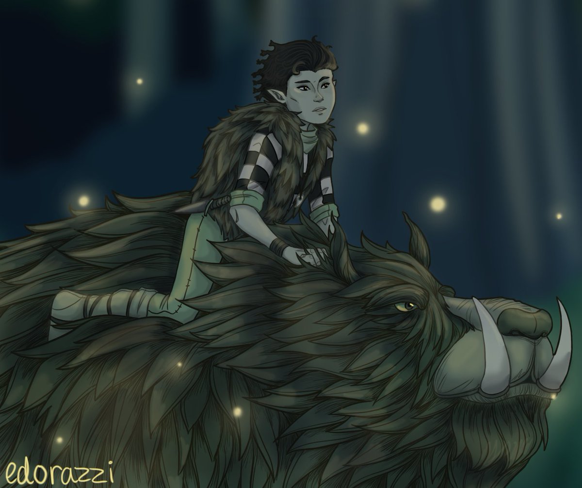 edorazzii's tweet photo. the #HisDarkMaterials series has got me desperate for an #EdgeChronicles series in the same style, so I've been on a little nostalgia trip with books I absolutely love. @chrisriddell50 was my earliest inspiration to start drawing! 🥰 https://t.co/VtW1m9xeNv