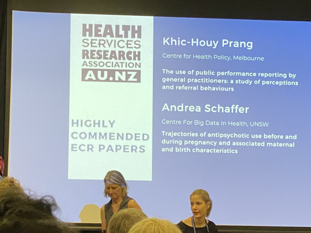 cbdrh1's tweet photo. CBDRH researcher Andrea Schaffer wins highly commended ECR paper @hsraanz 2019 meeting #hsr2019 https://t.co/xCqEcqQ2YH