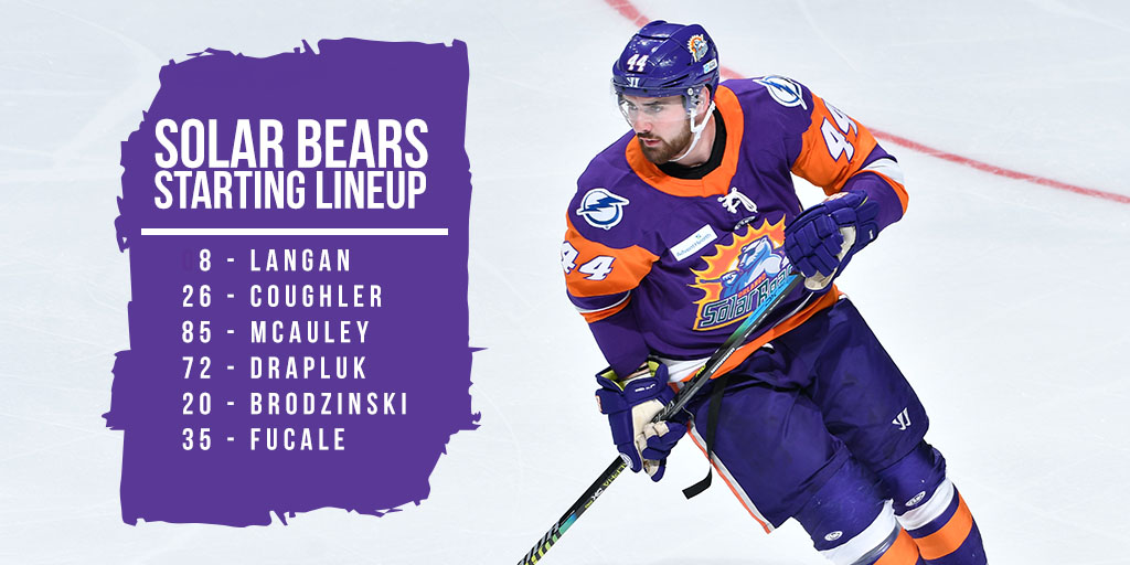 OrlandoHockey's tweet photo. Here's tonight's starting lineup! 😎🐻 https://t.co/bZtHIqqeBm