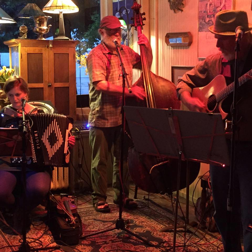 Friday night TRIO SOLEIL! Dec 6, 7 pm This trio of accomplished musicians provide cognac-infused jazzicana with a Crescent City tinge! Perfect for a night at Fisher King Winery. Enjoy a FREE night of music! #veronawisconsin #fisherkingwinery Trio Soleil #musicinveronawi