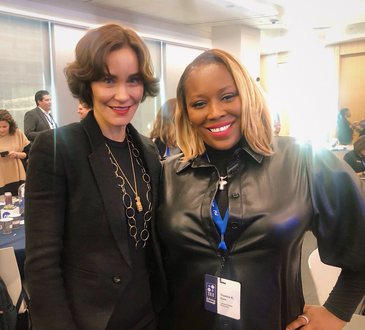 TopekaKSam's tweet photo. “Aren’t we so cute?” ~ #lauraarnold #epic #fowi #thelohm @Arnold_Ventures https://t.co/BA5vnVSO6b