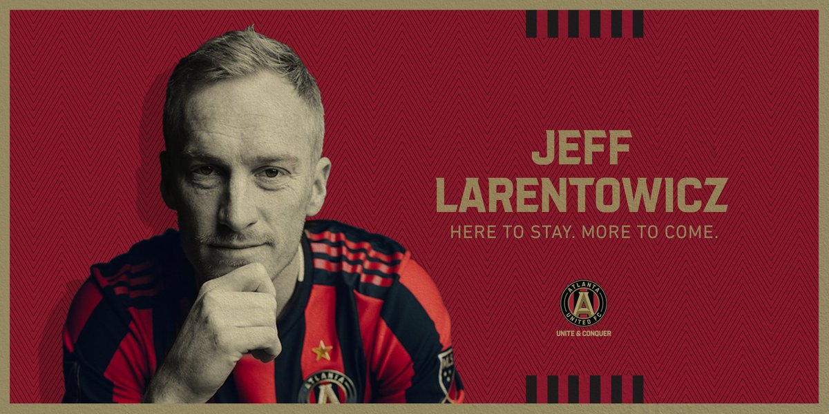 ATLUTD's tweet photo. Ready for more in the 5-Stripes‼️
#ATLUTD re-signs @MLS veteran Jeff Larentowicz.
DETAILS: https://t.co/Y0xj8N35OU https://t.co/WPTz3p59qj