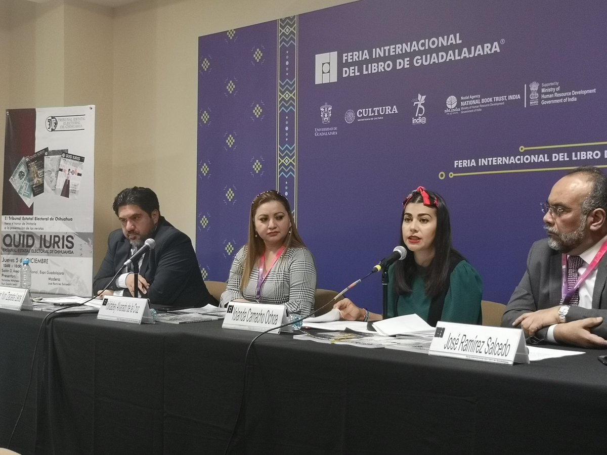 La Magda. <a href="/YolaCamachoa/">Yolanda Camacho Ochoa</a> hizo una excelente reseña de la sección Memorias de los 4 números correspondientes al año 2019 de la Revista #QuidIuris en la <a href="/FILGuadalajara/">FIL Guadalajara</a>