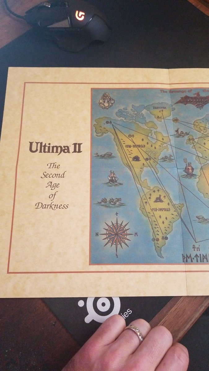 NLloydTracy's tweet photo. When I think about video games and such, I #gowayback to #ultima and #BasicEdition #dungeonsanddragons so watch out! https://t.co/js6ohY9AfY