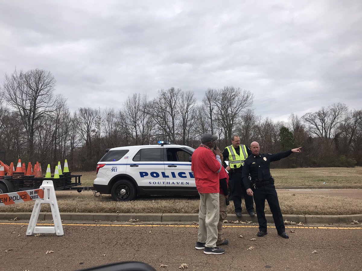 PoliceSouthaven's tweet photo. #TrafficAlert for motorists traveling near #LandersCenter (I-55 & Church Rd). Details: https://t.co/g0WNgcIGmL https://t.co/BfGuhhtWqR