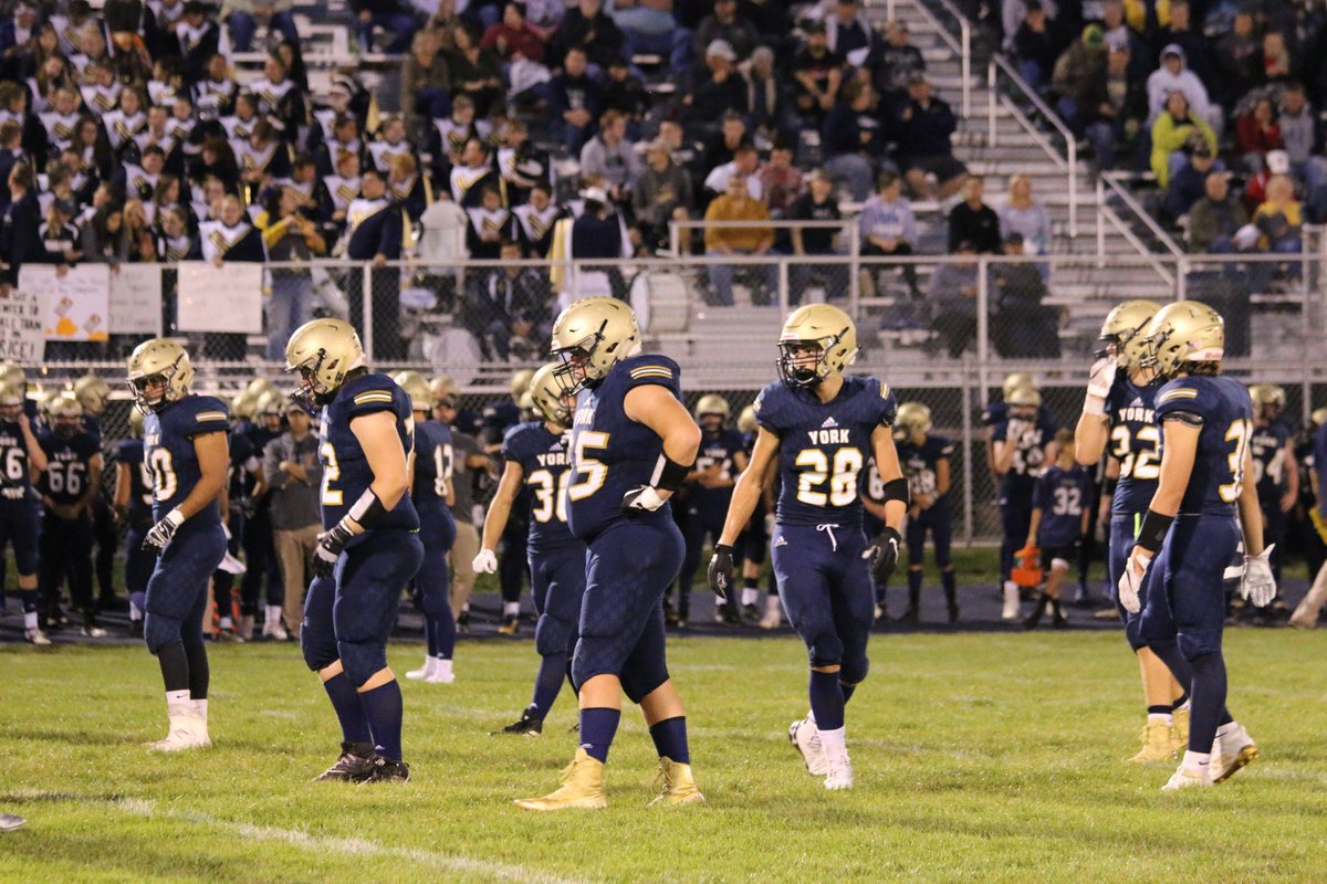 YorkDukeFB's tweet photo. Congratulations to the following York football award winners voted on by the team.  TEAM MVP->Tom Erwin BEST TEAMMATE->Jacob Diaz  SPECIAL TEAMS MVP ->Thomas Ivey  FRESHMAN MVP-> Cole Schmid  MOST IMPROVED->Michael Heinrich MOST VALUABLE LINEMAN->Beau Woods  JV MVP->Joel Jensen https://t.co/ASPnfLQ1NV