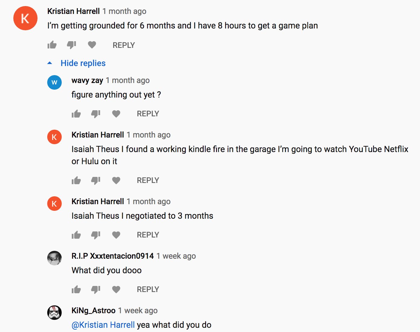 Jon Millstein on X The comments section of my comedy video So you re grounded has become a place for grounded tweens to connect and i love that for them https t lJTJ1030hI X