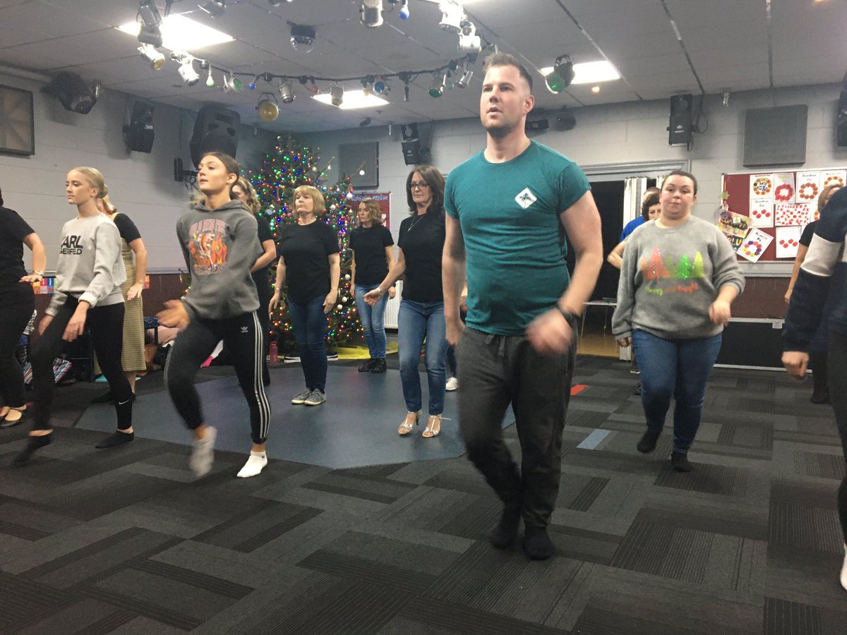 Cassidygirl56's tweet photo. Dance rehearsal in full swing #kayspanto #robinsoncrusoeandthepirates supporting @StRichardsHosp #Build2020 tickets online @theswantheatre box office https://t.co/c9ZMbGFGdX