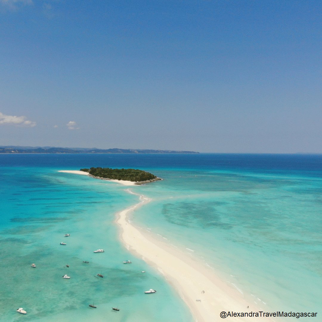 alt_madagascar's tweet photo. Have you ever heard about a Natural Bridge of White Sand?
This beautiful landscape can be spotted at the Island of Nosy Iranja.

When you are here, your plan will turn into how to stay and live here all year long.

#NosyIranja #WhiteSand #Beach #SandBridge #NosyBe #Madagascar https://t.co/cw5hcOTOF3