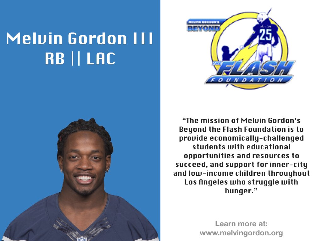 NFLBadgers's tweet photo. Melvin Gordon III || Melvin Gordon’s Beyond the Flash Foundation (@BeyondFlashFDN)
#BeyondTheFlash
🤜⚡️🤛
🔗: https://t.co/KYsp00hewv
#NFLBadgers x #BoltUp https://t.co/L6d890QDMY