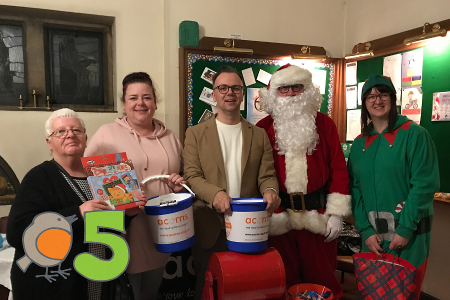 AcornsHospice's tweet photo. Children, families and supporters from the local community made some precious memories at the Community Christmas Concert at St Gabriel's Church. 

A fantastic £282 was also raised through bucket collections and a 
raffle!

#PreciousMoments #Christmas https://t.co/sQcsPedbq8