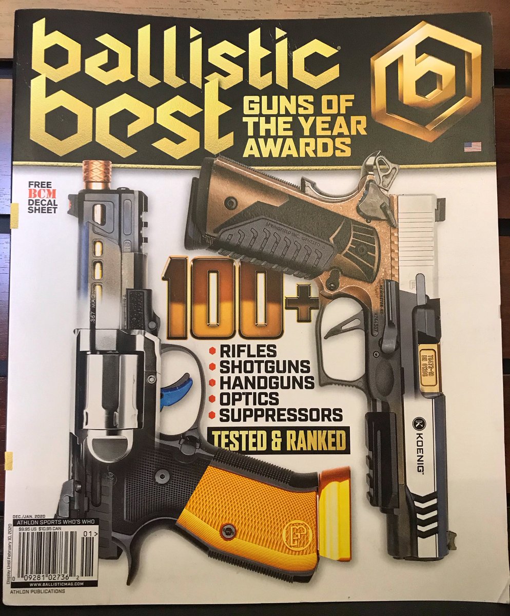WaltherFirearms's tweet photo. Winning stuff is cool. Wanna help us win #BallisticMagazine Best Full-Sized Handgun of the year? Link to voting in our bio.
Reader's Choice Awards
#Q5MatchSteelFrame
Voting is easy and takes approximately 2 1/2 mins
https://t.co/ZjGNacoFw1 https://t.co/jhRKIgCVML