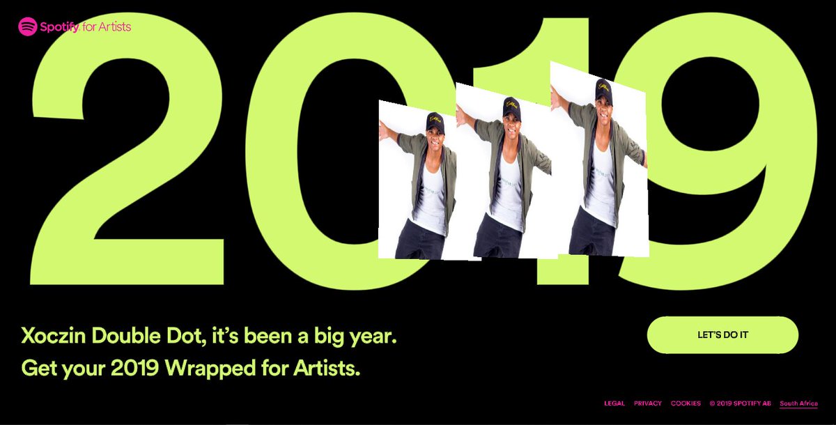Limits_RSA's tweet photo. Thank You To everyone who supported our very own Xoczin Double Dot. Looking forward to a brand new year with new music🎊🔥 be sure to hear his latest single #BreakUp  #spotifywrapped2019

#Limits_RSA Supporting
#UpcomingArtists
#LocalTalents
#SAMusic https://t.co/eZllM2KAGp