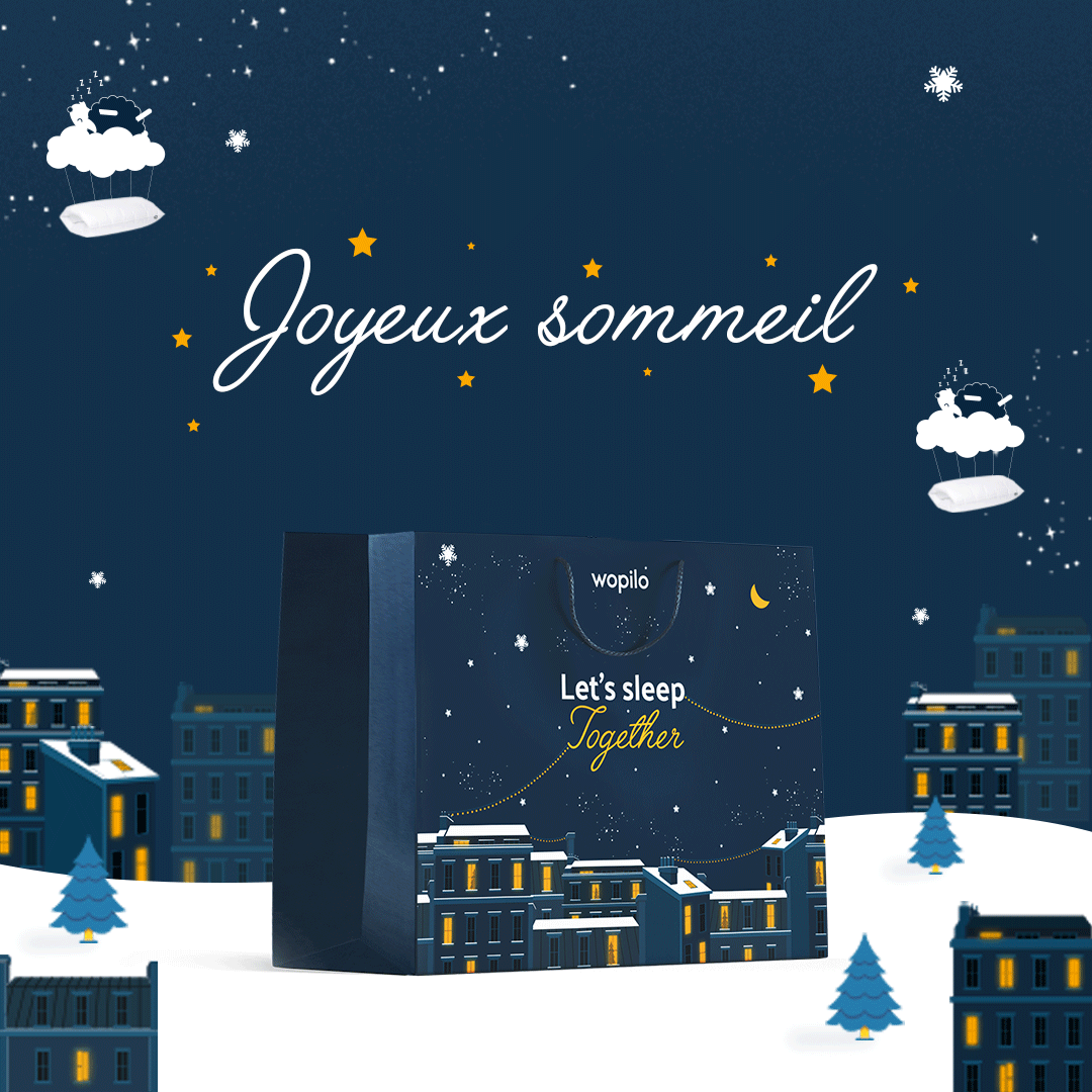 Le cadeau de Noël idéal 🎁⁠
⁠
Les fêtes approchent ☃️. Or, préparer les cadeaux de Noël n'est jamais de tout repos (c'est le cas de le dire !).⁠
⁠
Préparez à vos proches votre meilleure surprise sans quitter votre lit : un meilleur sommeil 🌙.⁠