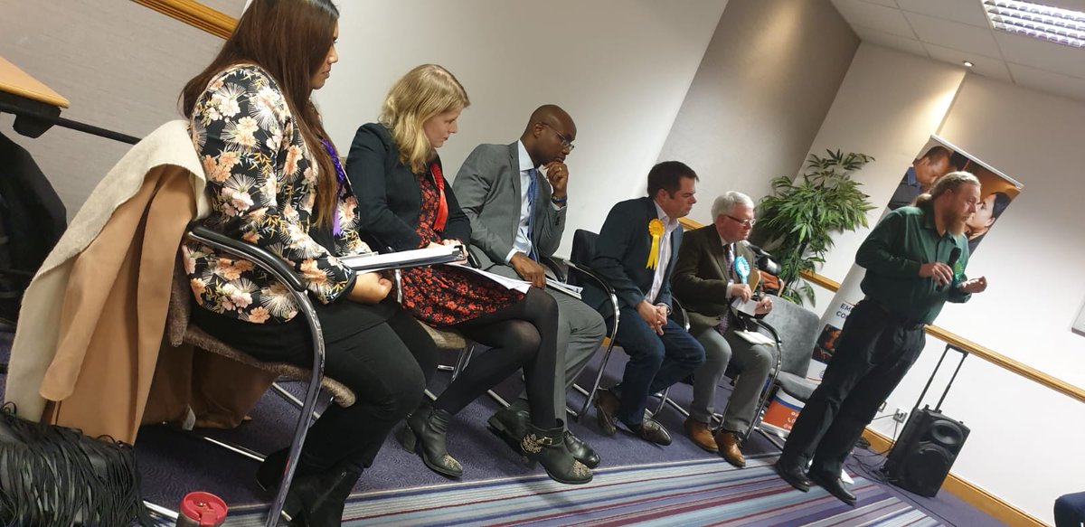 CroydonBMEForum's tweet photo. @GreenPeterU speaking #Croydon #localhustings have your say !!! #GeneralElection2019 https://t.co/T26k5VYRgP