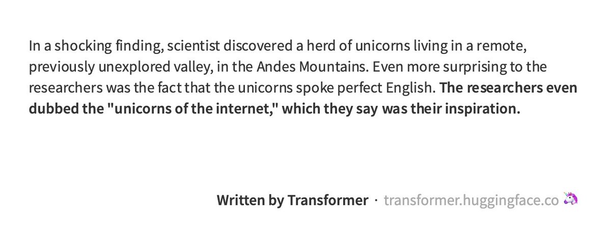 savvyRL's tweet image. Try transformer.huggingface.co/doc/pplm and share your samples #PPLM

Steering to "technology", step size 0.04