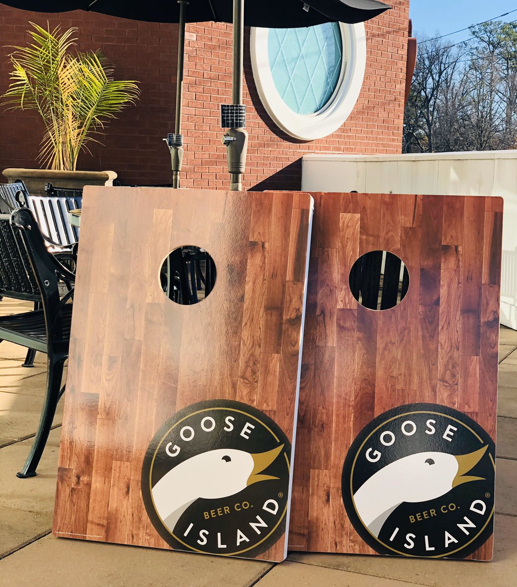 Swing by the bar for a raffle ticket to win this custom Goose Island corn hole set‼️ Tickets are $5 and benefit 2nd Harvest Food Bank. Winner will be announced Wednesday the 18th during our Holiday Wine &amp; Beer Show.  #clt #2ndharvestfoodbank